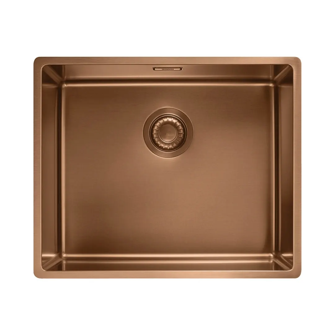Franke stainless steel sink mythos masterpiece bxm 210 110 50 ( 21 x 16 inches ) BXM-210-110-50 Copper - image 1