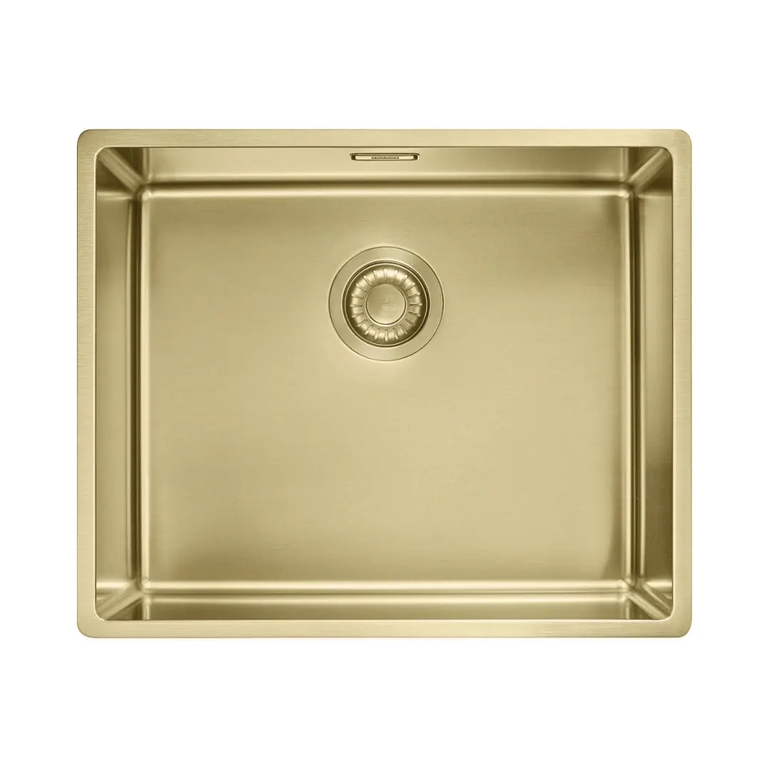 Franke stainless steel sink mythos masterpiece bxm 210 110 50 ( 21 x 16 inches ) BXM-210-110-50 Gold - image 1