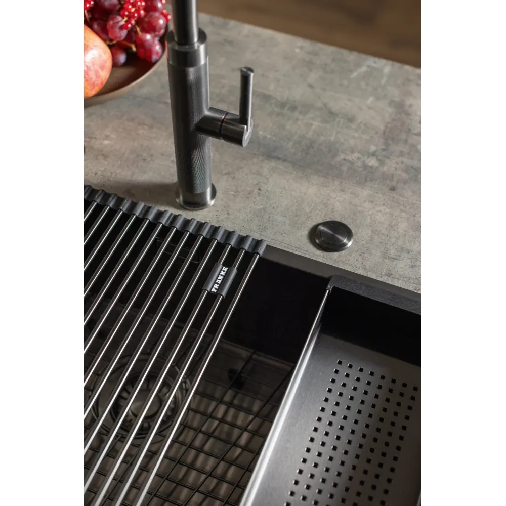 Franke Mythos Masterpiece Stainless Steel Kitchen Sink, 28.5 x 18 in, BXM 210 110 68 BXM-210-110-68 Anthracite - image 4