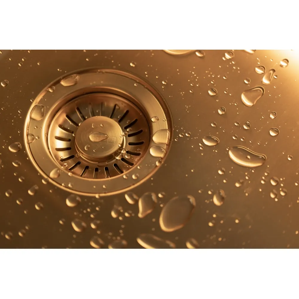 Franke Mythos Masterpiece Stainless Steel Kitchen Sink, 28.5 x 18 in, BXM 210 110 68 BXM-210-110-68 Gold - image 3