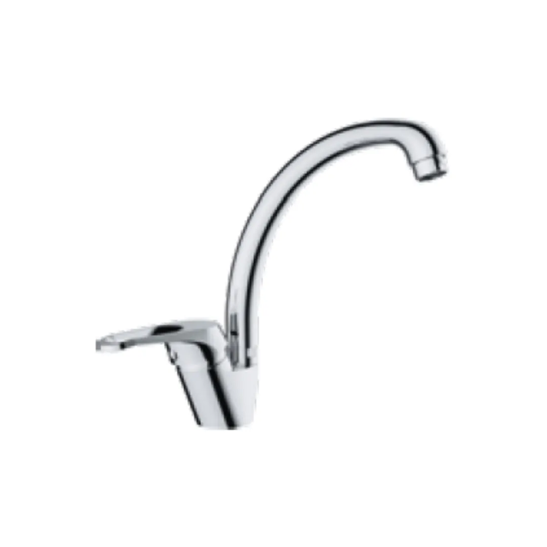 Franke table mounted regular kitchen sink mixer vega swivel spout with swinging spout in chrome finish K-KS-KF-FRA-S-00209 Standard - image 1