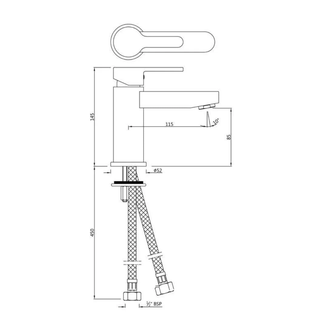 Jaquar table mounted regular basin mixer Fusion FUS-CHR-29023B Chrome - image 2