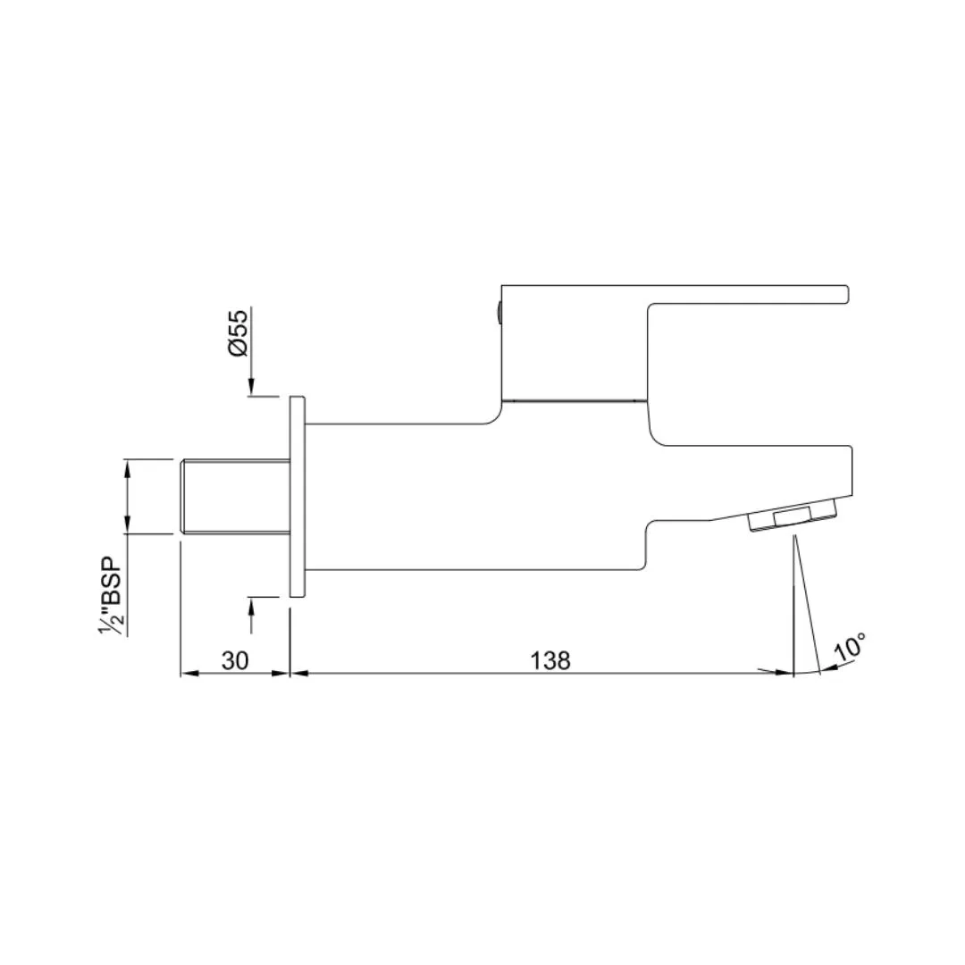 Jaquar wc area bib tap Fusion FUS-CHR-29037 Chrome - image 2