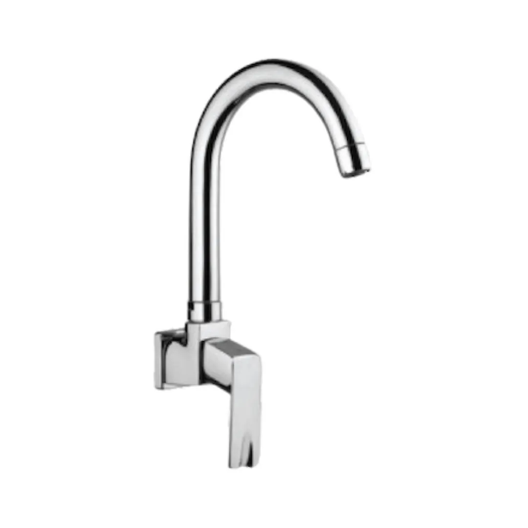 Parryware wall mounted regular kitchen sink tap euclid G2321A1 with swinging spout in chrome finish G2321A1 Standard - image 2