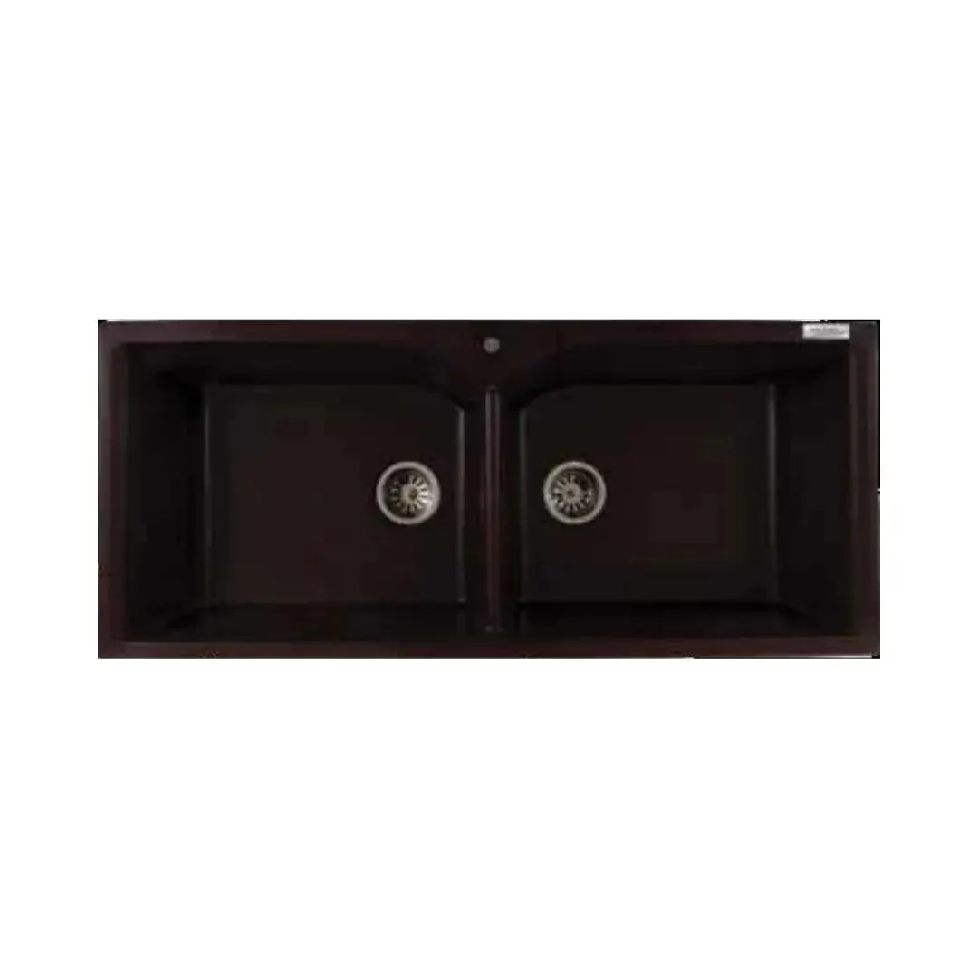 Hindware quartz sink garnet garnet 45 x 19.5 x 9 ( 45 x 19.5 inches ) HINDWARE-QUARTZ-SINK-GARNET-GARNET-45-X-19-5-X-9-45-X-19-5-INCHES-BRONZE Bronze - image 1