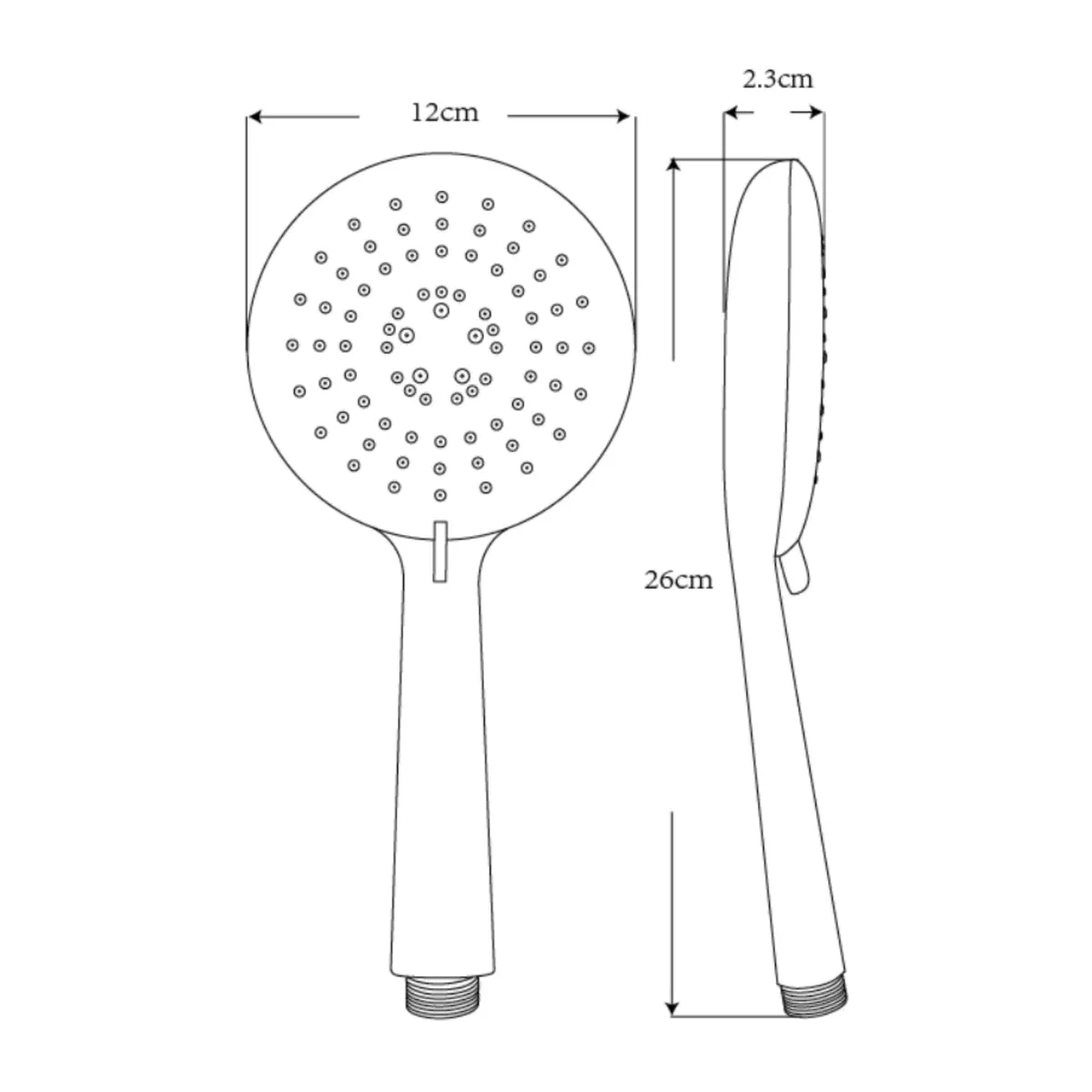 Parryware multi flow hand shower T9862A1 T9862A1 Black Matt - image 2