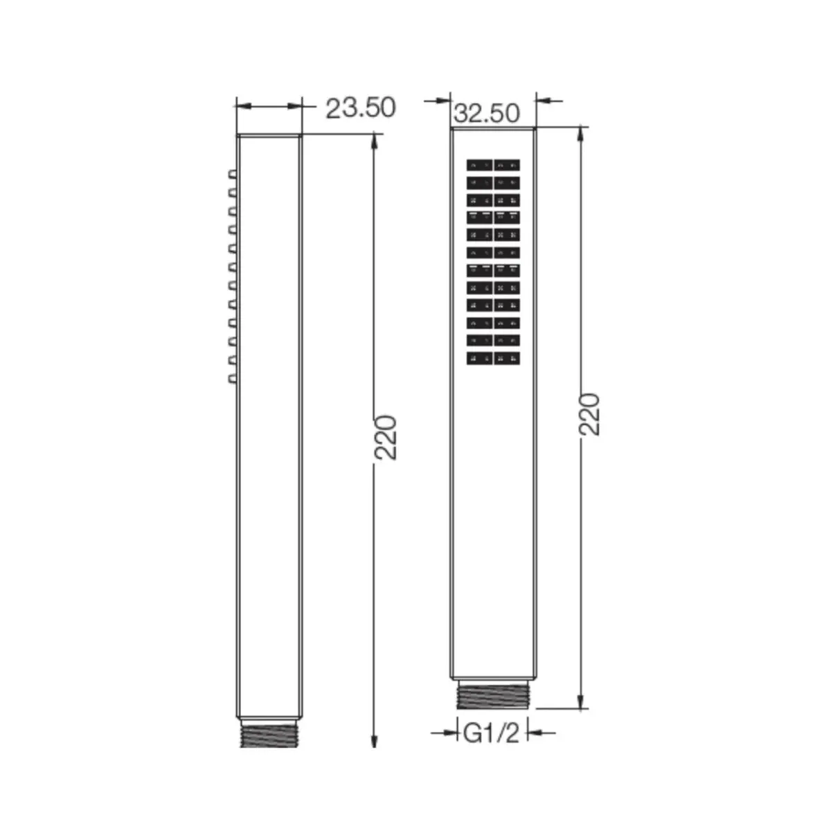 Parryware single flow hand shower T9946A1 T9946A1 Chrome - image 2
