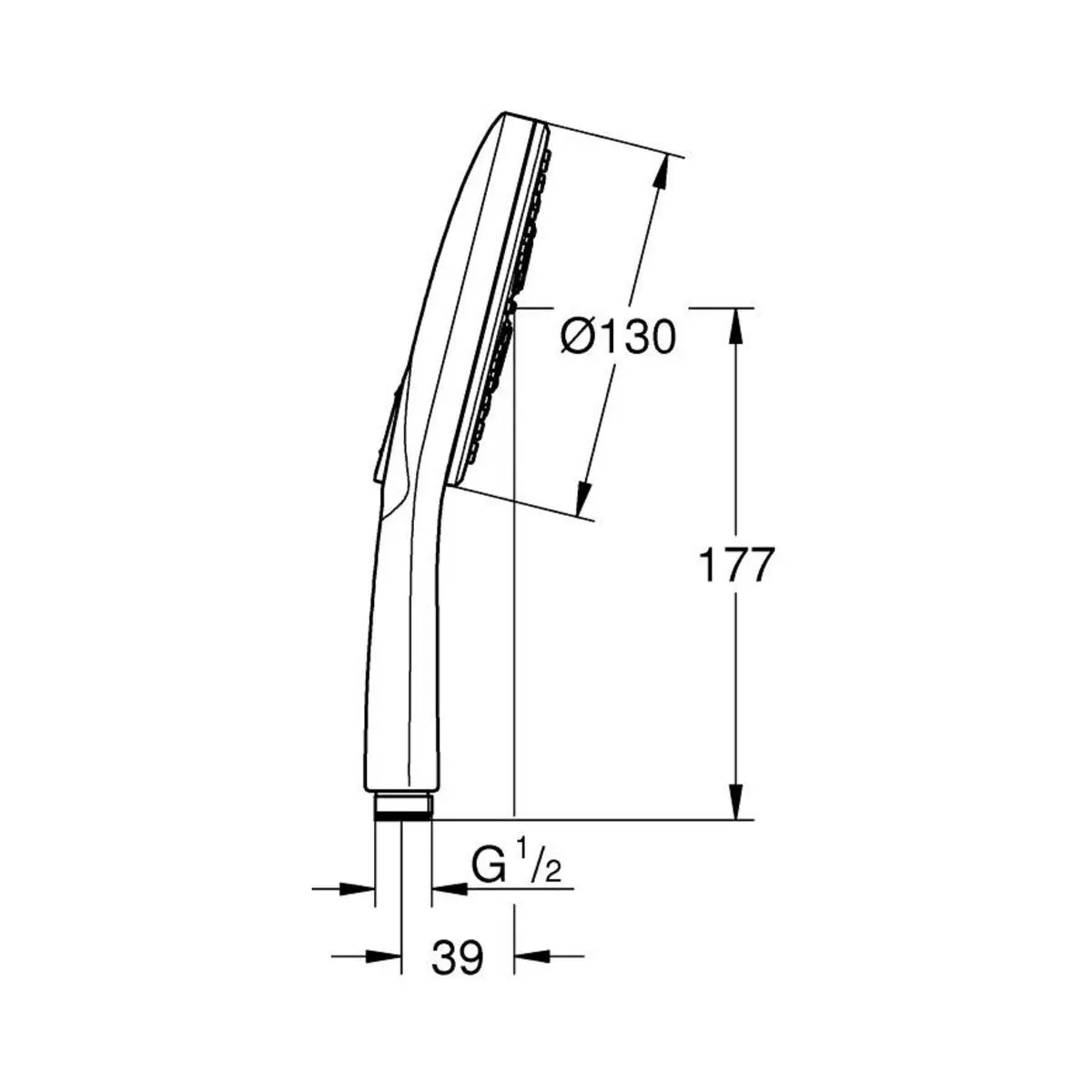 Grohe multi flow hand shower smartactive 26574GN0 26574GN0 Brushed Cool Sunrise - image 5
