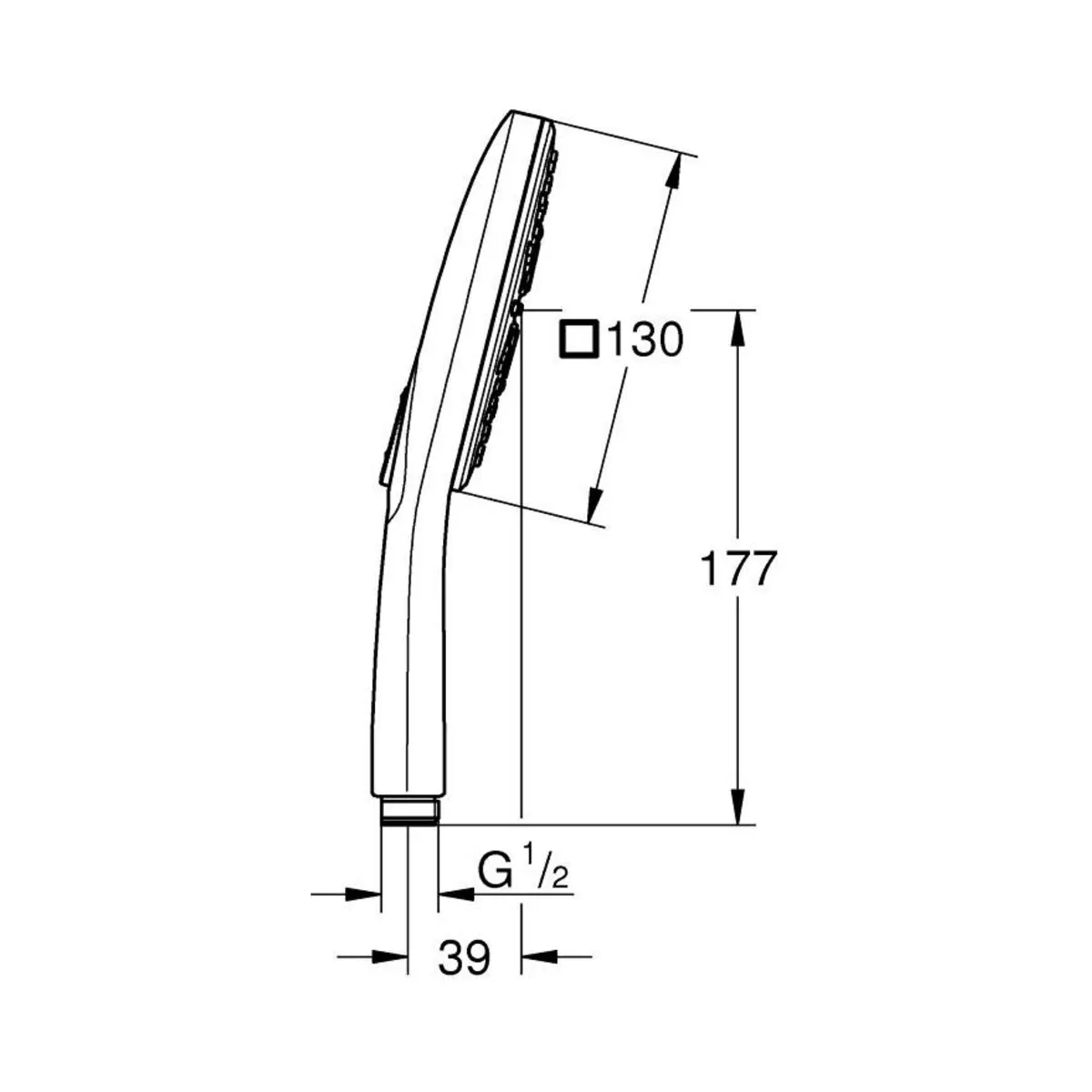 Grohe multi flow hand showers smartactive 26582ALC 26582ALC Brushed Hard Graphite - image 5