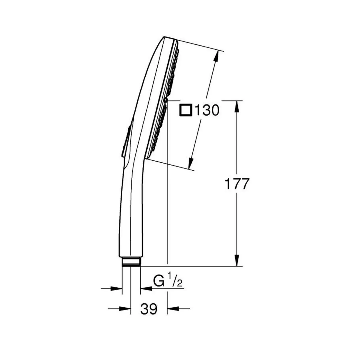 Grohe multi flow hand shower smartactive 26582GLC 26582GLC Cool Sunrise - image 5
