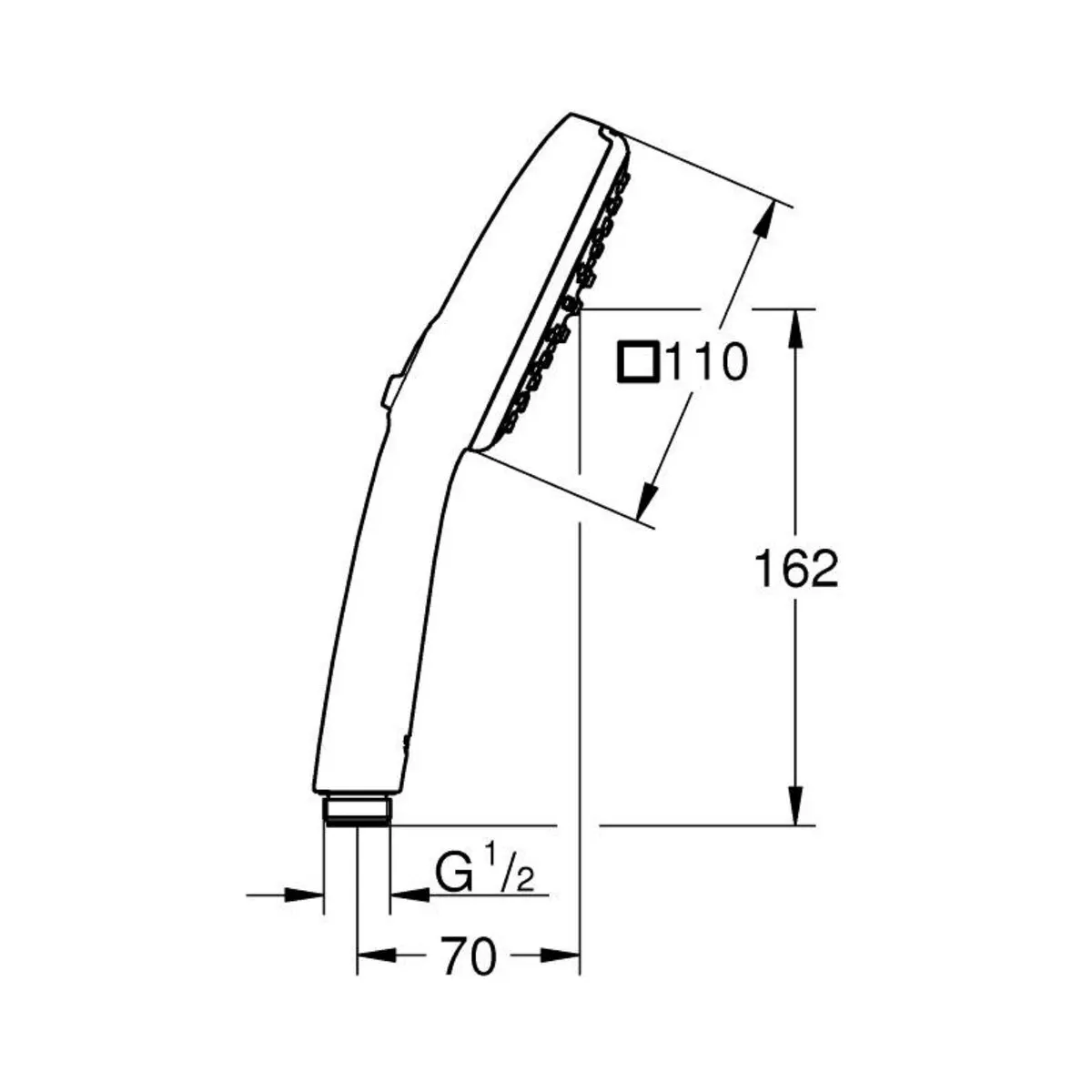 Grohe multi flow hand shower tempesta 26746003 26746003 Chrome - image 6
