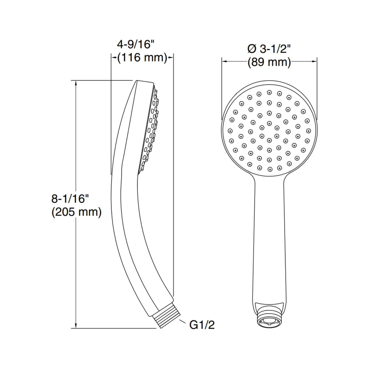 Kohler single flow hand shower complementary 16359IN-A-CP 16359IN-A-CP Chrome - image 5