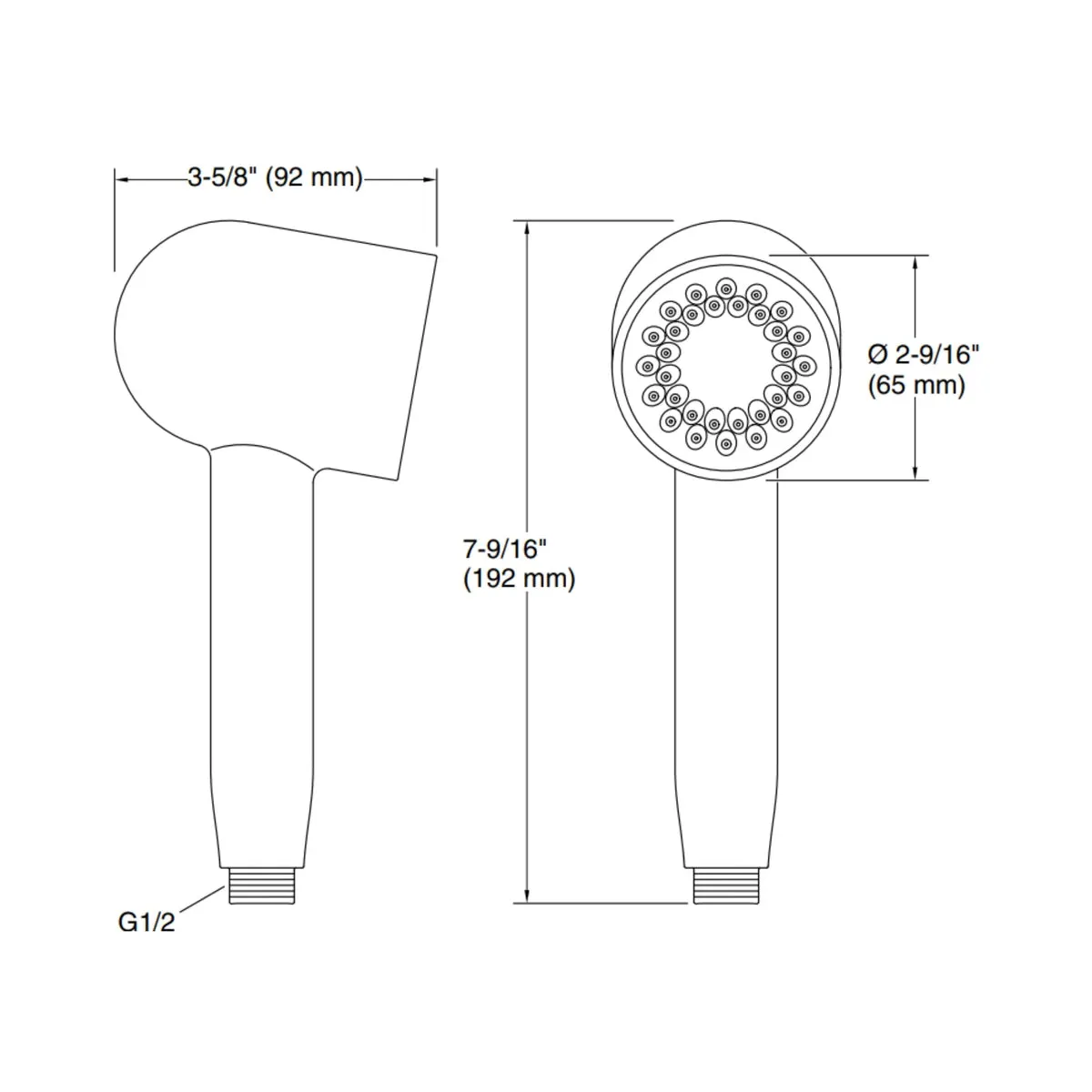 Kohler single flow hand shower statement 26286IN-G-AF 26286IN-G-AF French Gold - image 2
