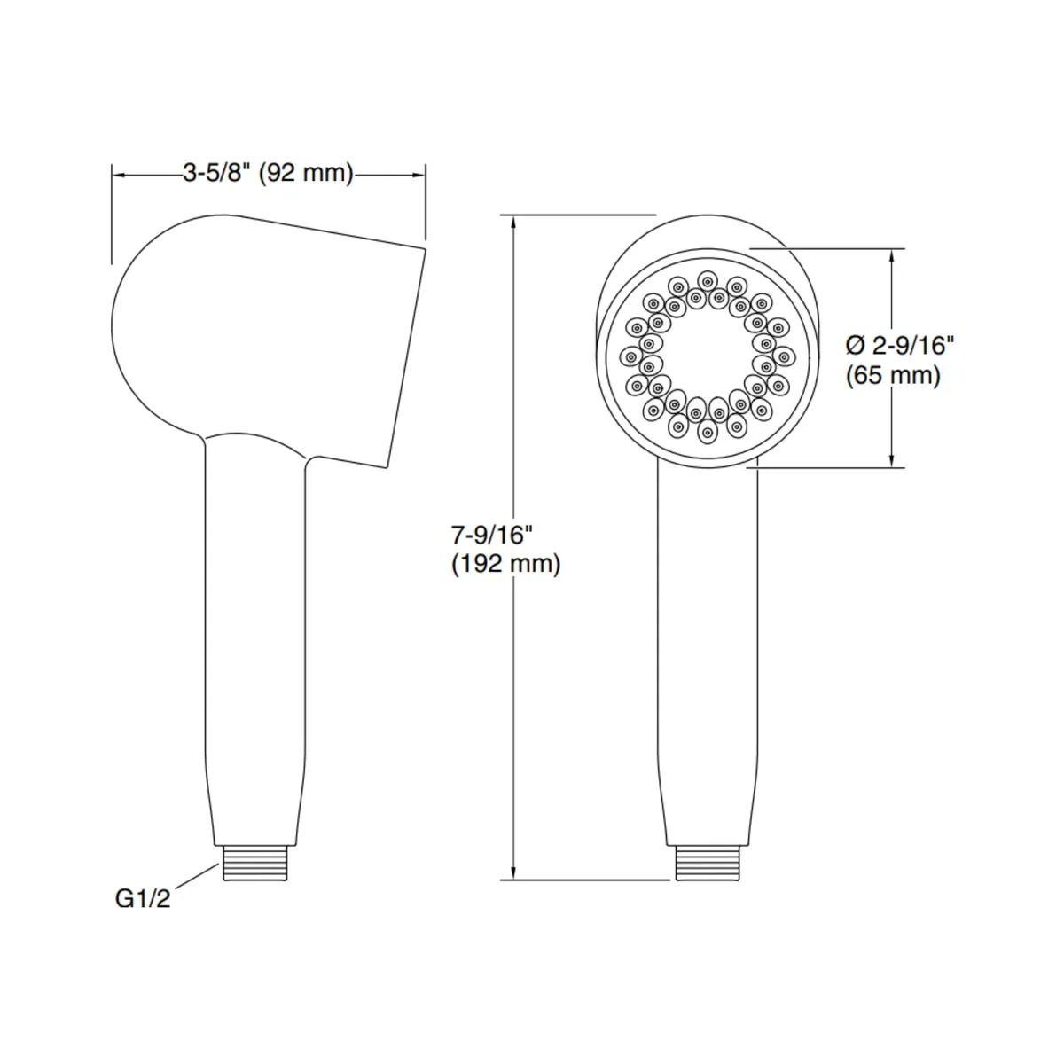 Kohler single flow hand shower statement 26286IN-G-BV 26286IN-G-BV Brushed Bronze - image 2