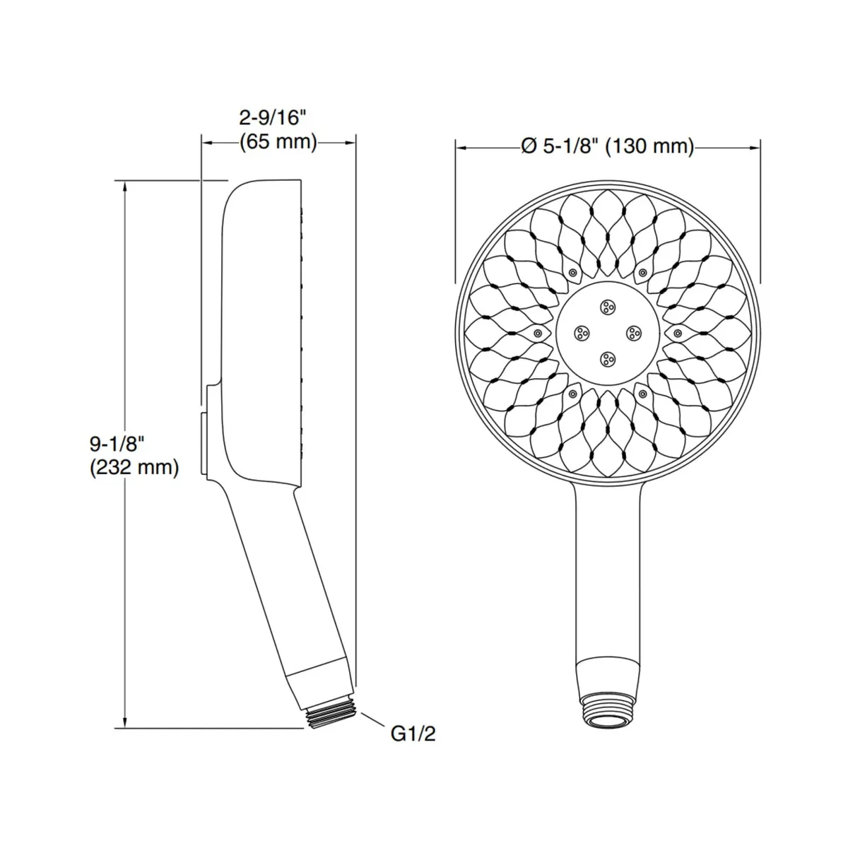 Kohler multi flow hand shower statement 28694IN-CP 28694IN-CP Chrome - image 2