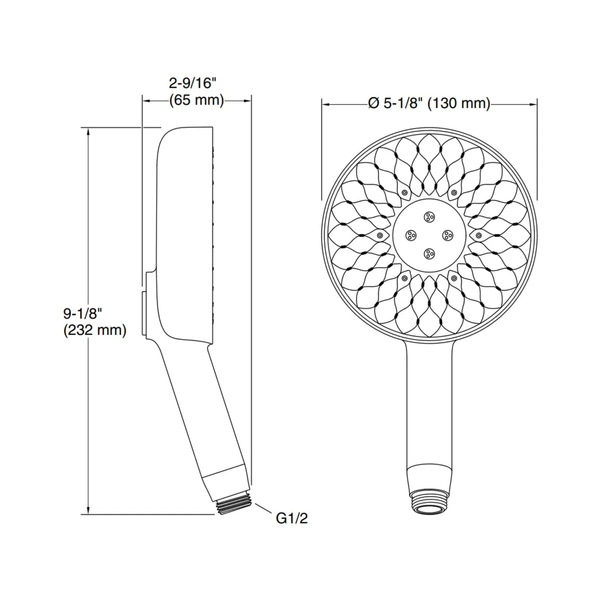 Kohler multi flow hand shower statement 28694IN-RGD 28694IN-RGD Rose Gold - image 2