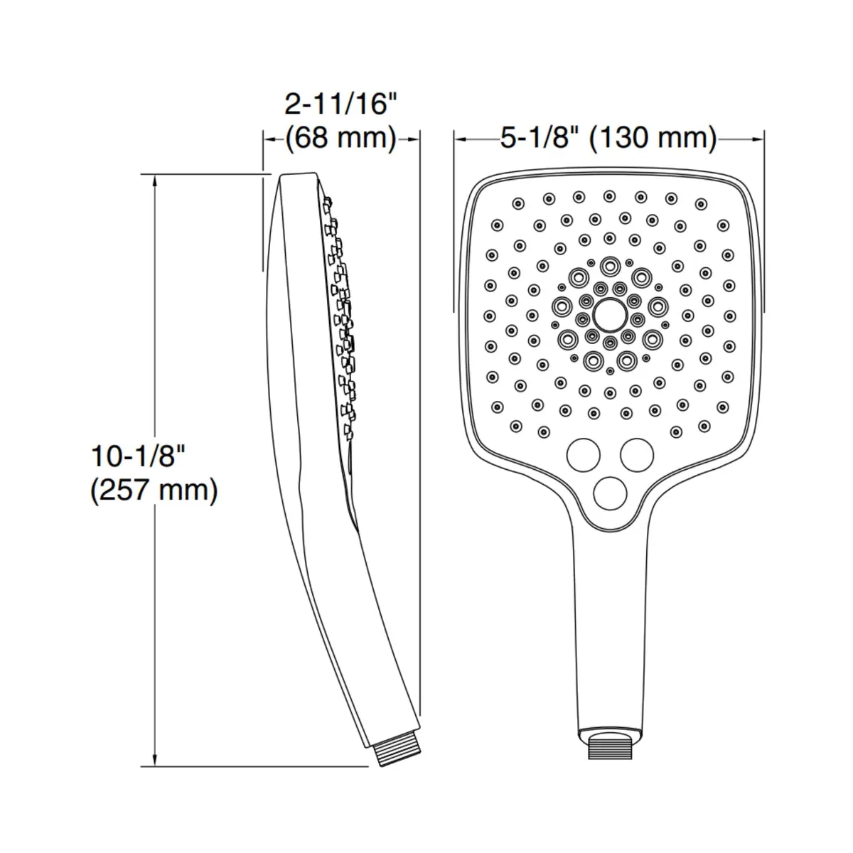 Kohler multi flow hand shower rain duet 97009IN-RGD 97009IN-RGD Rose Gold - image 2