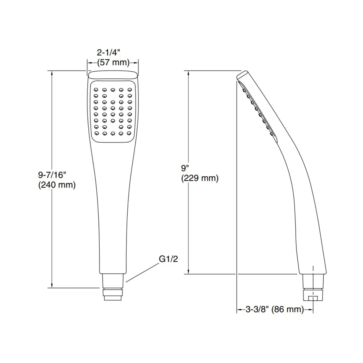 Kohler single flow hand shower spatula 98444IN-CP 98444IN-CP Chrome - image 2