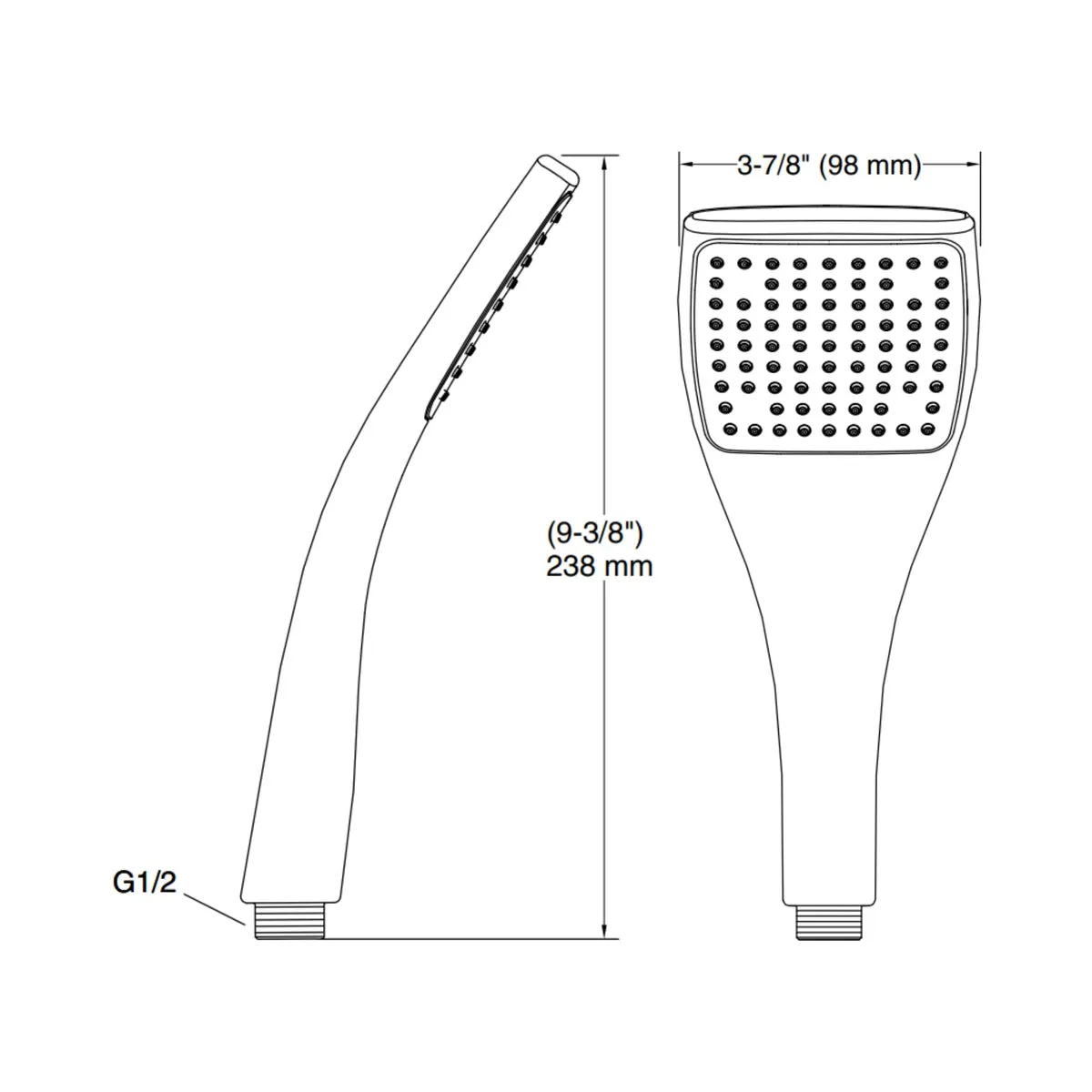 Kohler single flow hand shower spatula 98445IN-BRD 98445IN-BRD Brushed Rose Gold - image 2