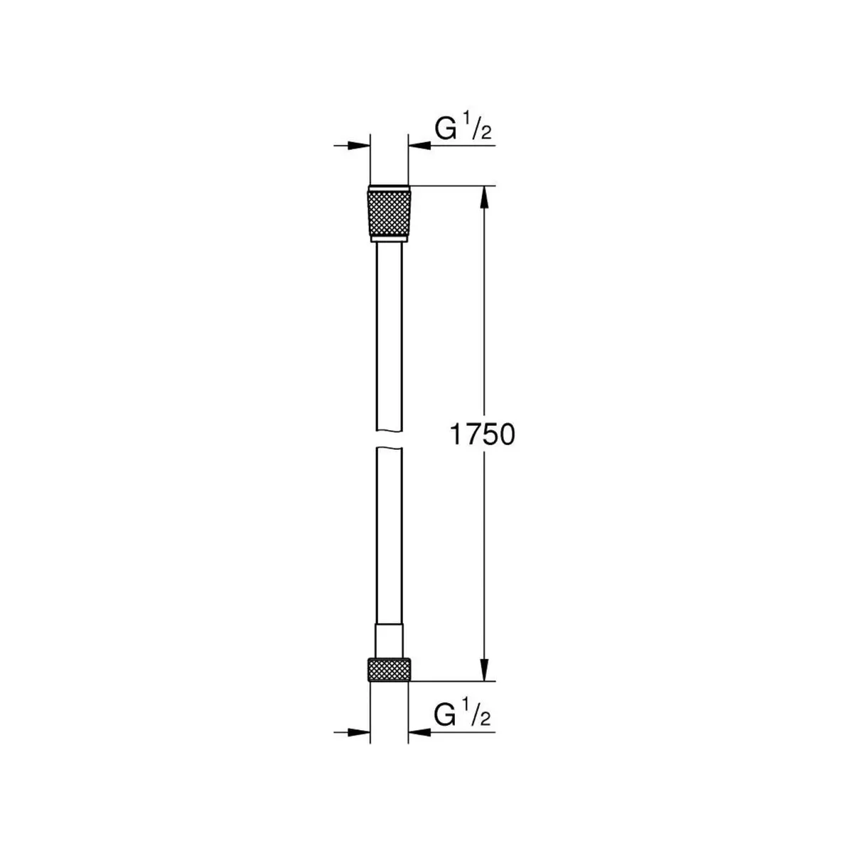 Grohe shower fitting flexible hose 28388GL0 28388GL0 Cool Sunrise - image 2