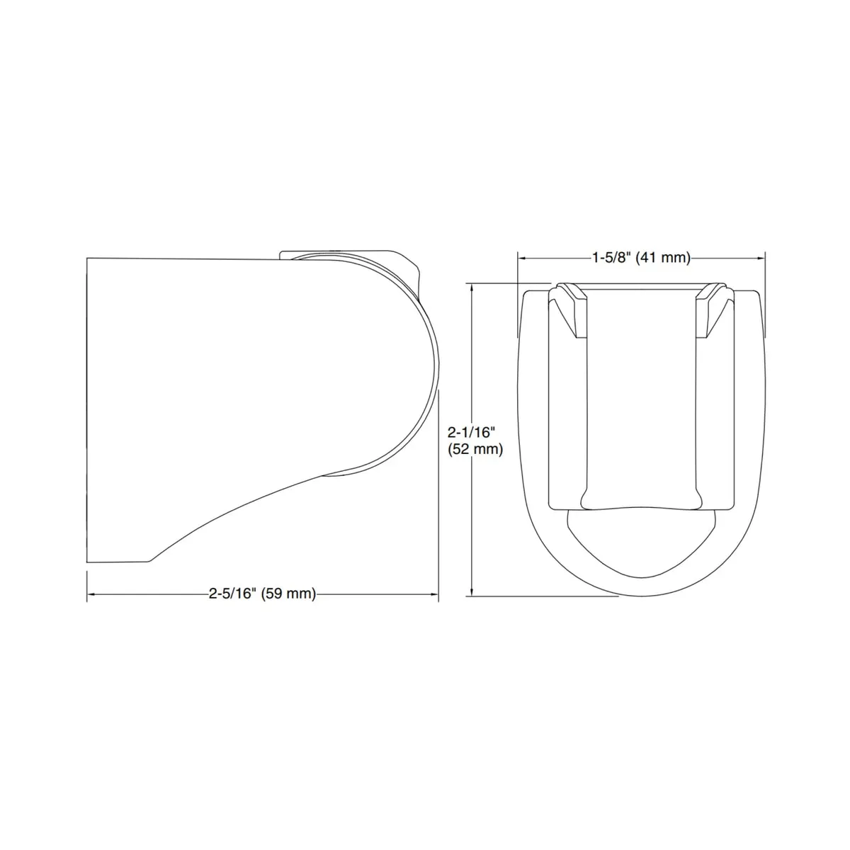 Kohler shower fitting wall bracket 9040IN-CP 9040IN-CP Chrome - image 2