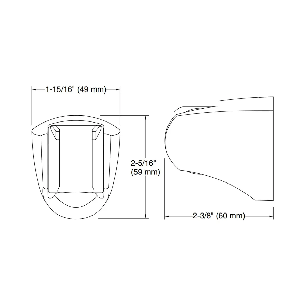 Kohler shower fitting wall bracket 99035IN-BL 99035IN-BL Black Matt - image 2