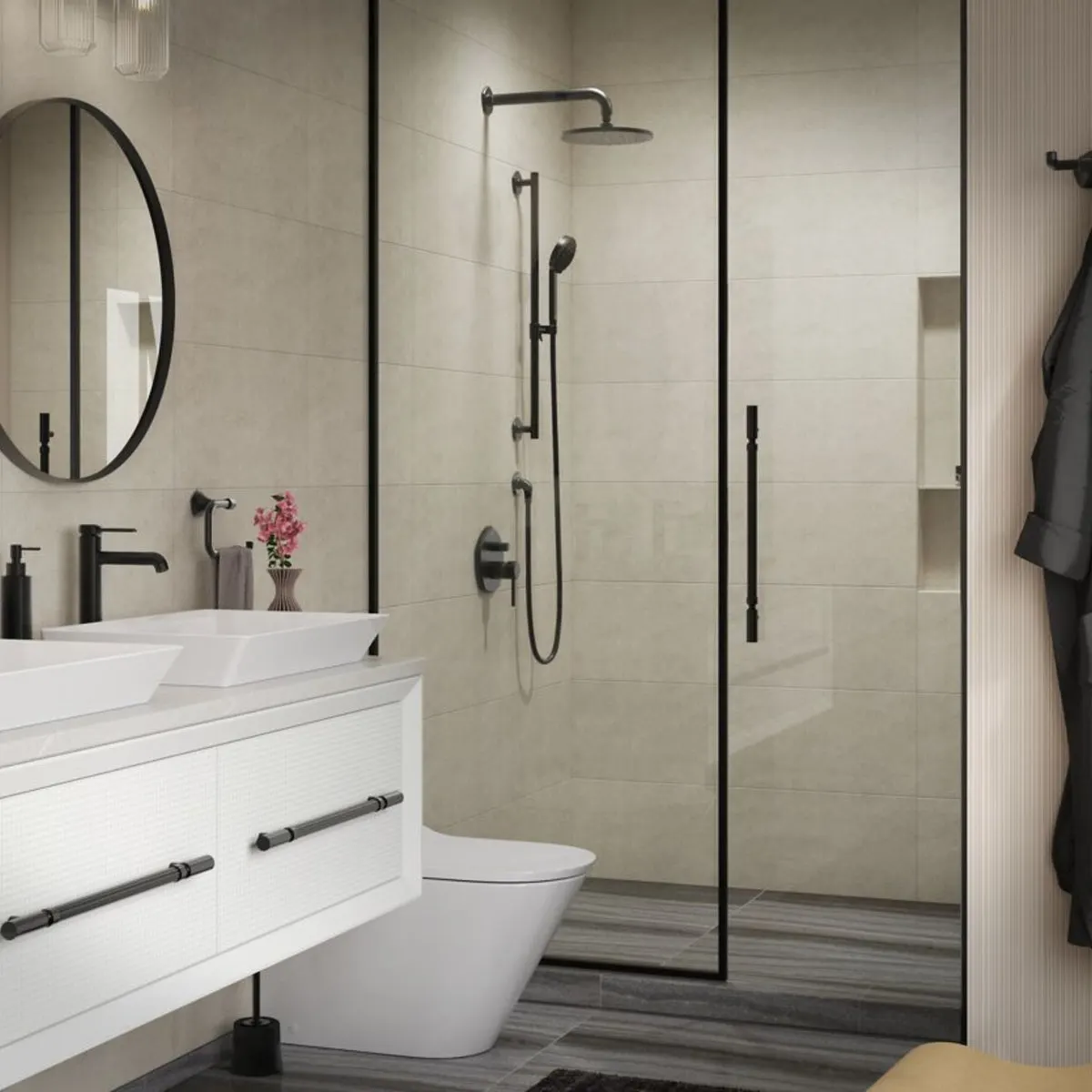 Kohler shower fitting flexible hose 11628IN-BL 11628IN-BL Black Matt - image 3