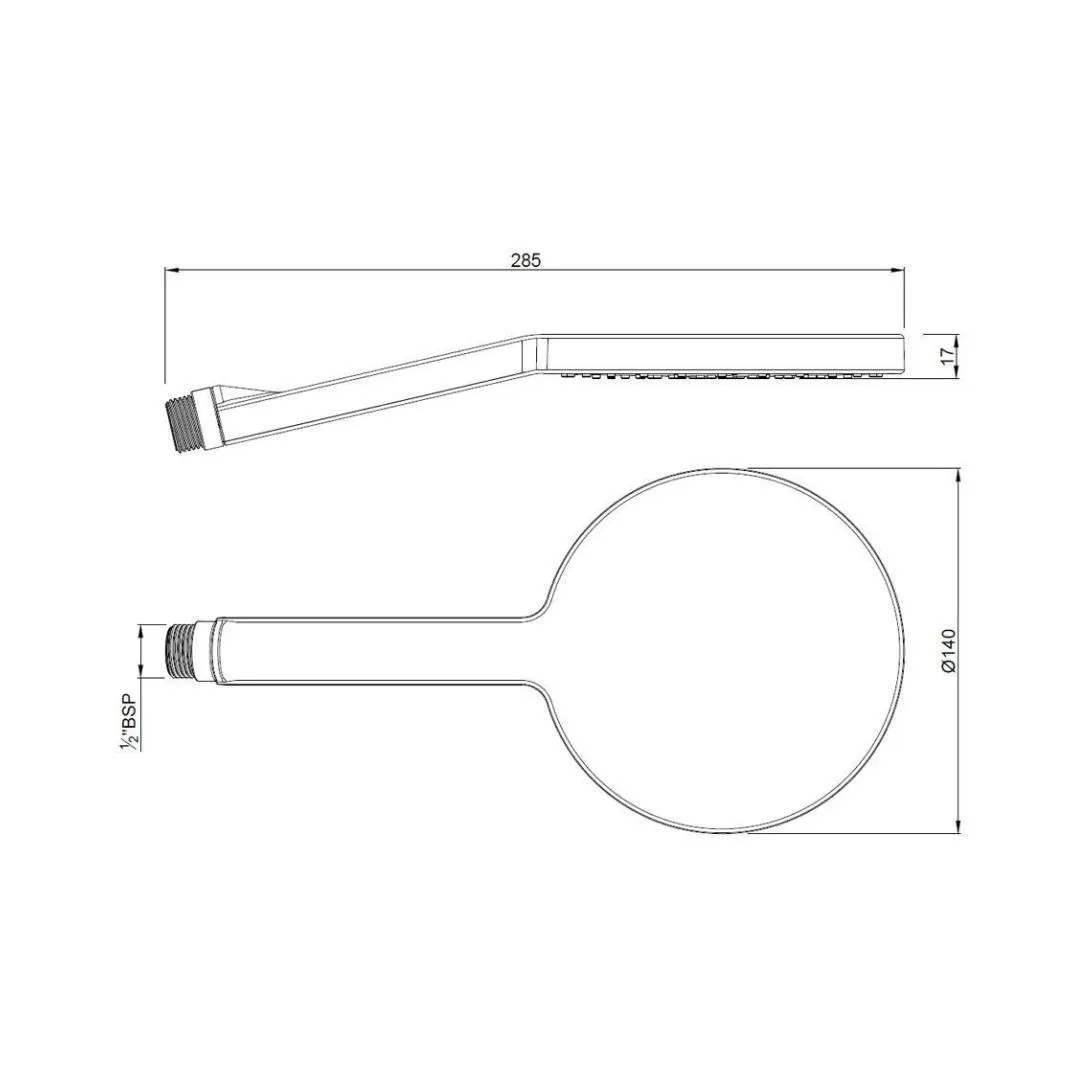 Jaquar single flow hand shower HSH-CHR-1727 Chrome - image 3