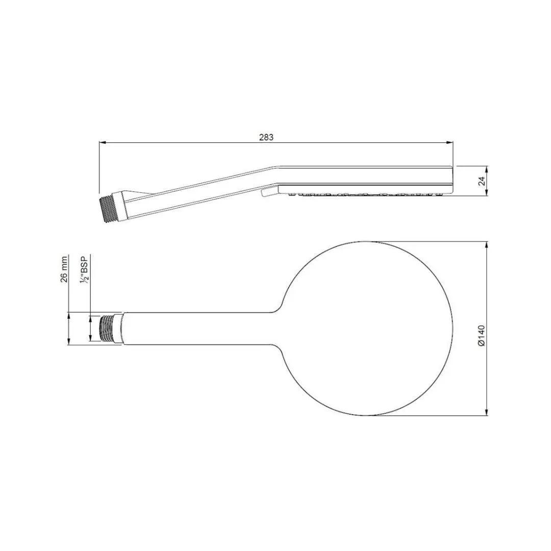 Jaquar multi flow hand shower HSH-CHR-1729 Chrome - image 3