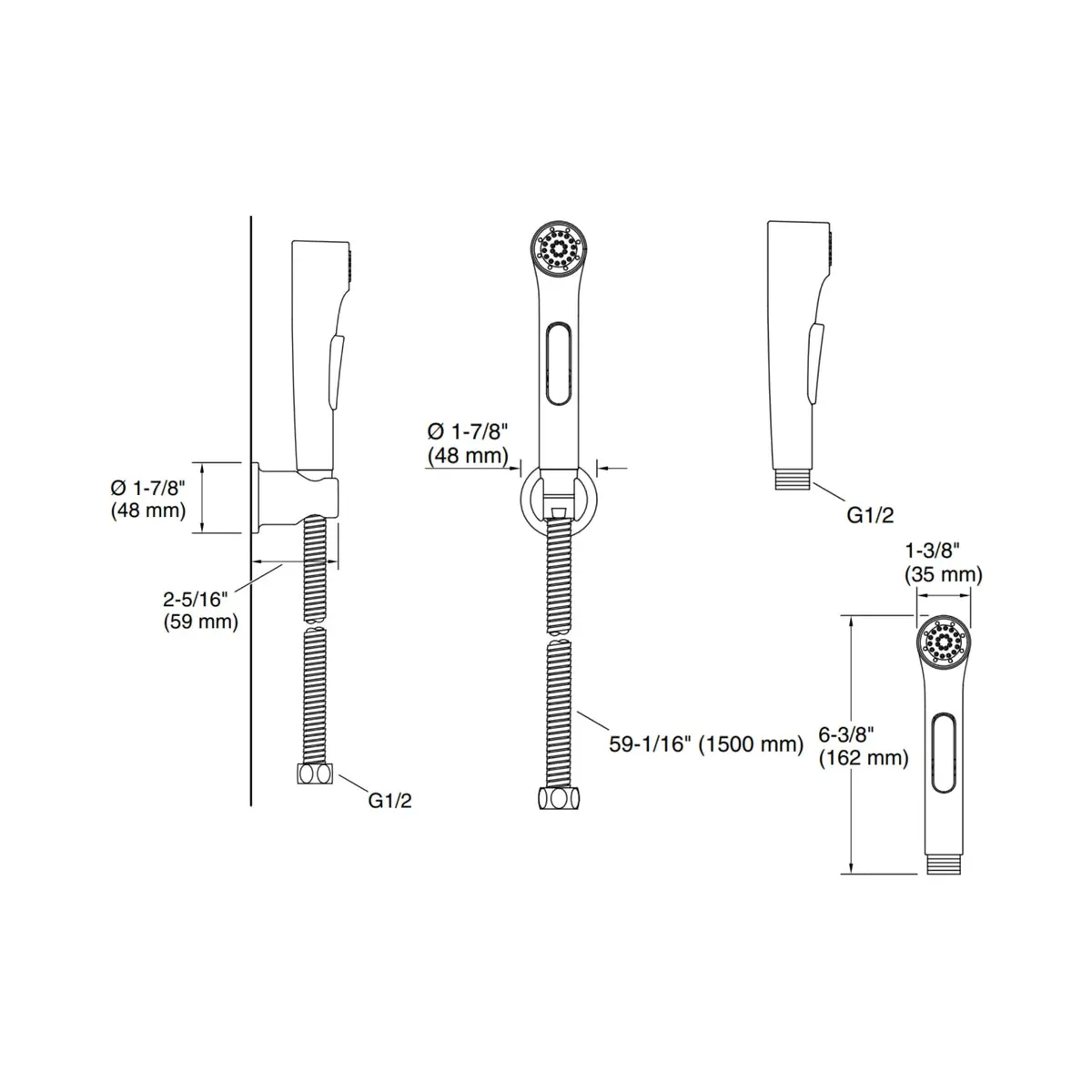 Kohler health faucet elate 97258IN-BRD 97258IN-BRD Brushed Rose Gold - image 2