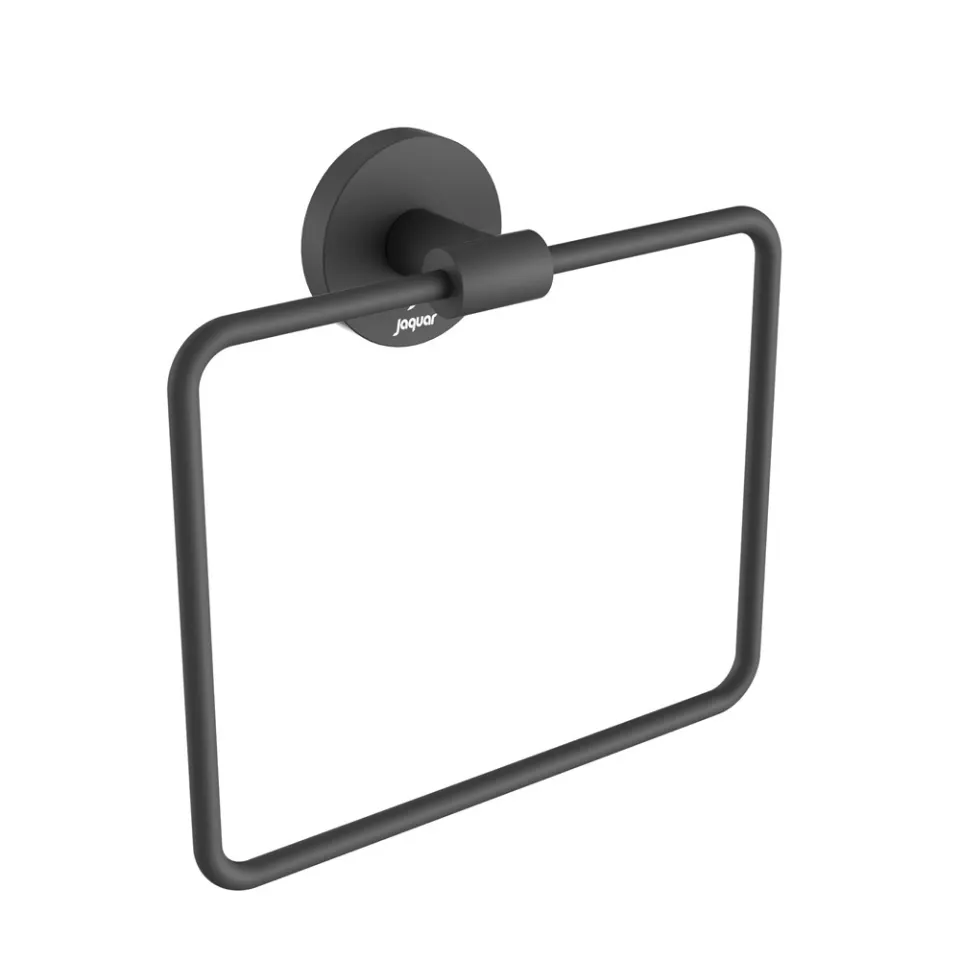Jaquar Towel Ring Square with Round Flange Continental series ACN-BLM-1121N Black Matt - image 1