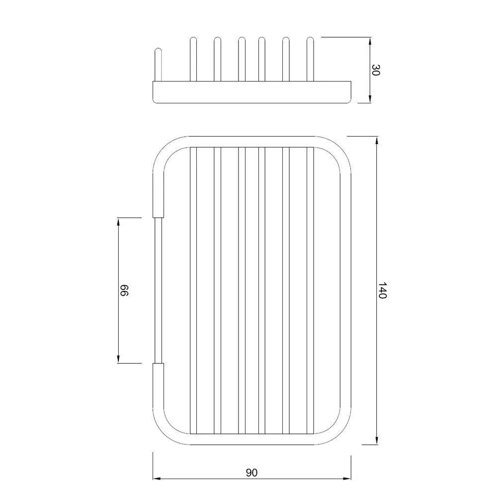Jaquar Shower Basket Small Continental series ACN-BLM-1177N Black Matt - image 2