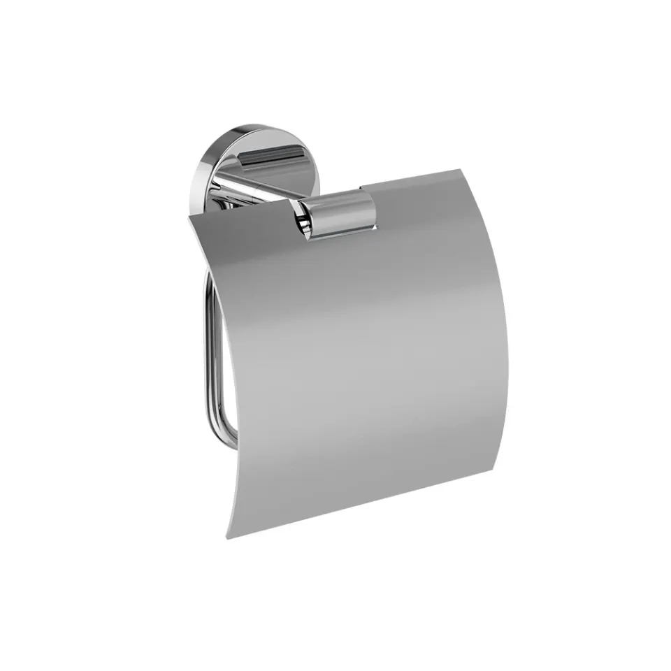Jaquar Toilet Roll Holder with Stainless Steel Flap Continental series ACN-CHR-1153S Chrome - image 1