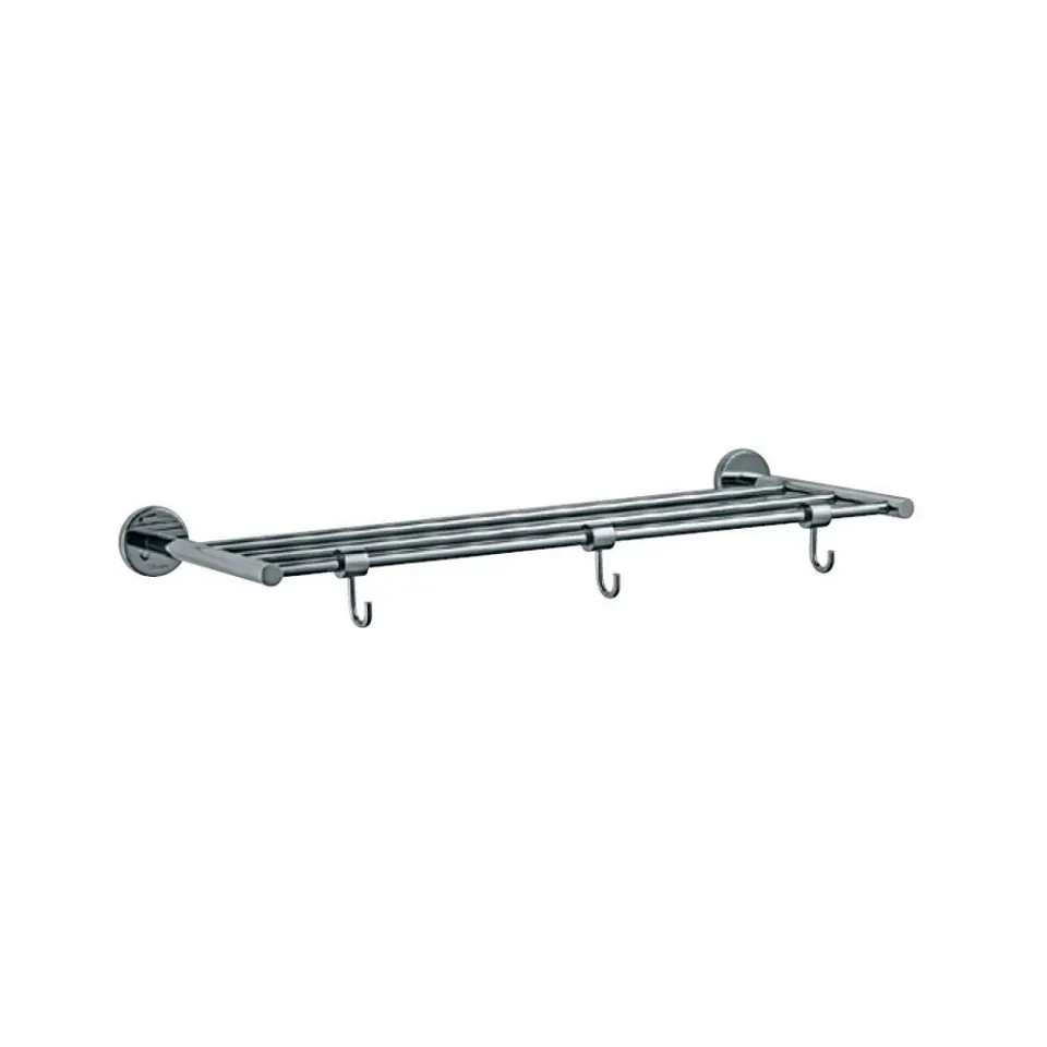 Jaquar Towel Rack 600mm Long without Lower Hangers but with 3 hooks Continental series ACN-CHR-1181FHS Chrome - image 1