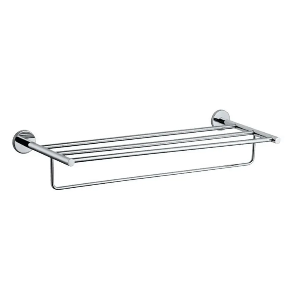 Jaquar Towel Rack 600mm Long with Lower Hangers Continental series ACN-CHR-1181S Chrome - image 1