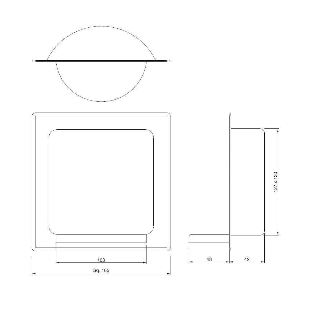 Jaquar Soap Dish Recessed Type Hotelier series AHS-CHR-1531 Chrome - image 2
