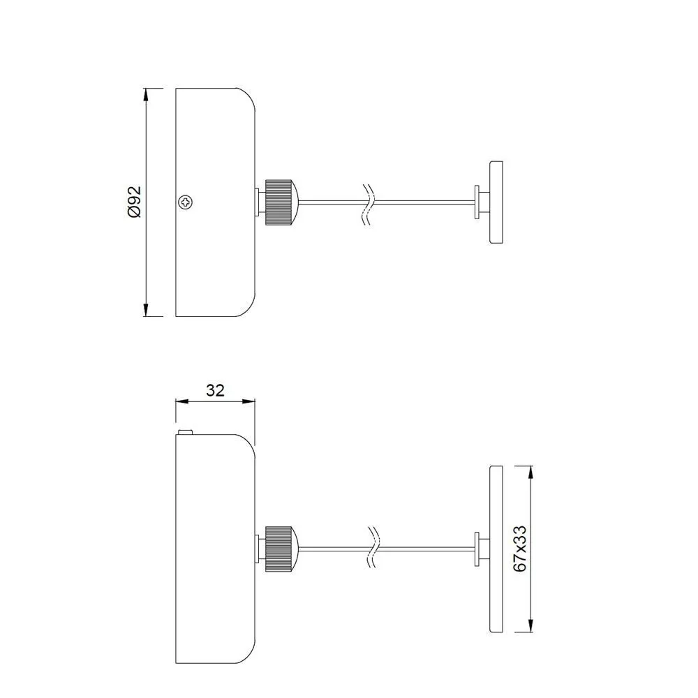 Jaquar Cloth Liner Retractable Hotelier series AHS-CHR-1565 Chrome - image 2