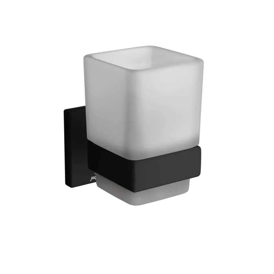 Jaquar Tumbler Holder Kubix Prime Bathroom Accessories series AKP-BLM-35741P Black Matt - image 1