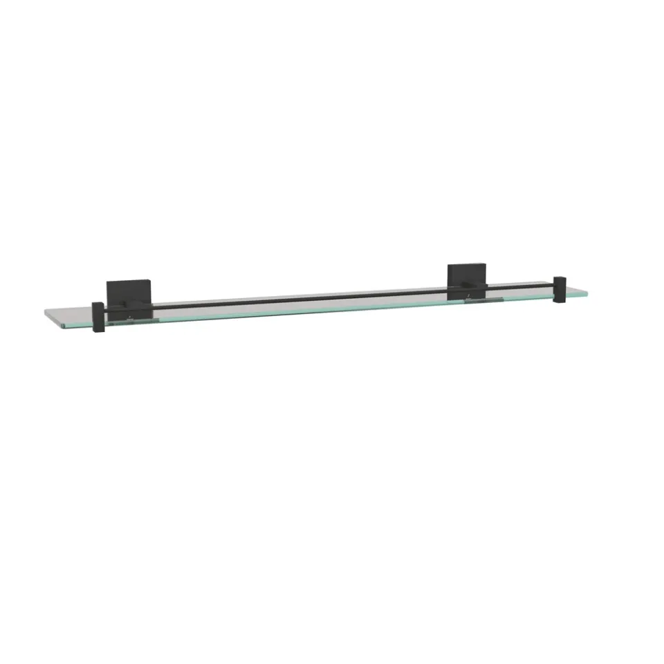 Jaquar Glass Shelf 600mm Long Kubix Prime Bathroom Accessories series AKP-BLM-35771P Black Matt - image 1