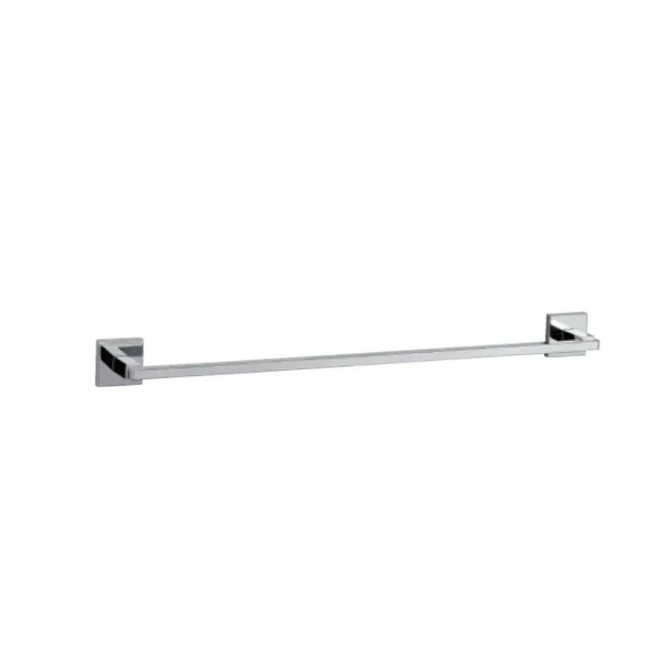 Jaquar Single Towel Bar 600mm Long Stainless Steel Kubix Prime series AKP-CHR-35711PS Chrome - image 1