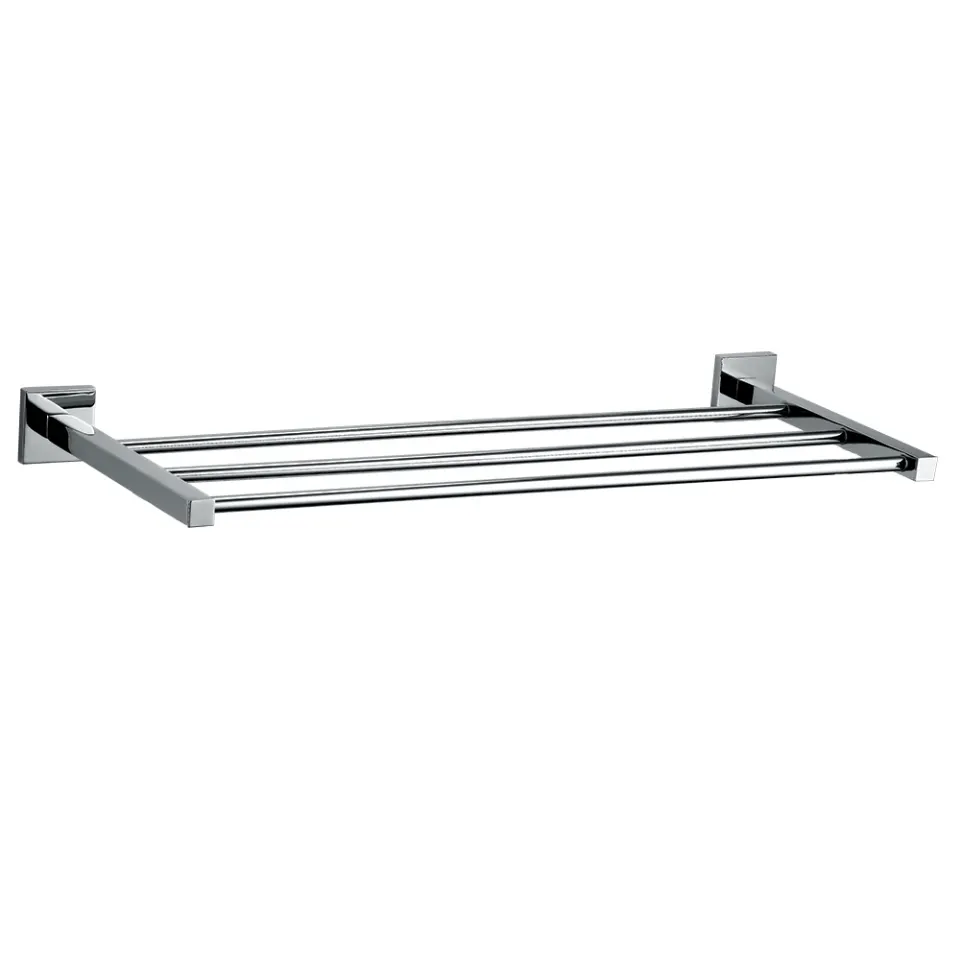 Jaquar Towel Rack 600mm long without Lower hangers Kubix Prime Bathroom Accessories series AKP-CHR-35781PFS Chrome - image 1