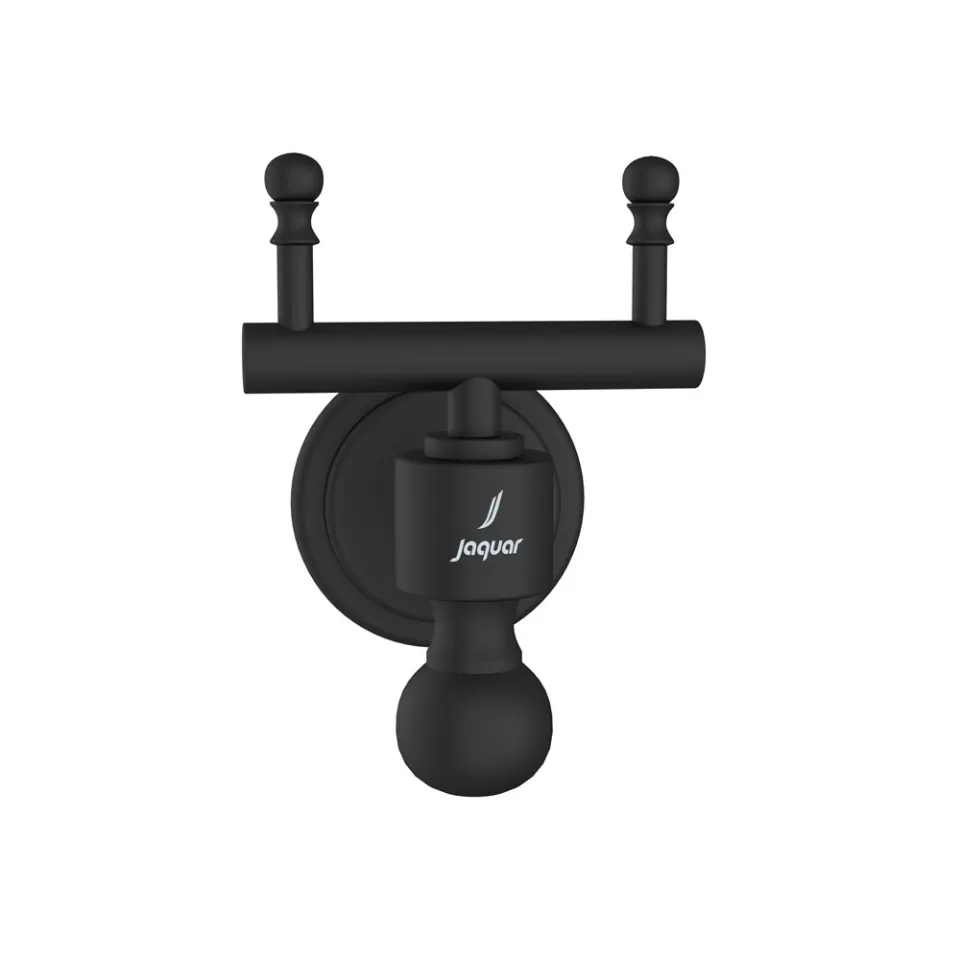 Jaquar Double Robe Hook Queen's series AQN-BLM-7761 Black Matt - image 1