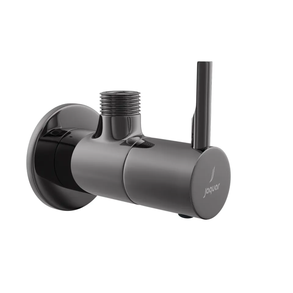 Jaquar Angle Valve with Wall Flange Florentine Prime series FLP-BCH-5053PM Black Chrome - image 1
