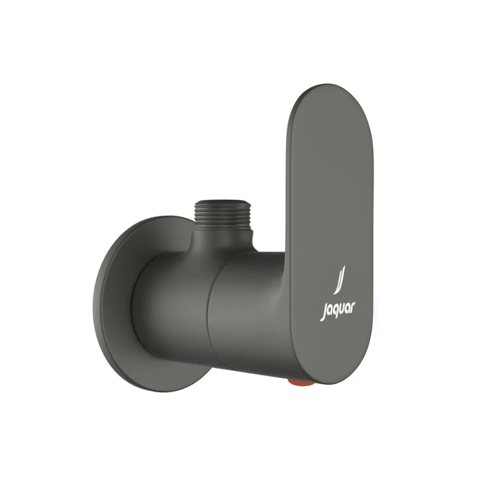 Jaquar Angle Valve with Wall Flange Opal Prime series OPP-GRF-15053PM Graphite - image 1