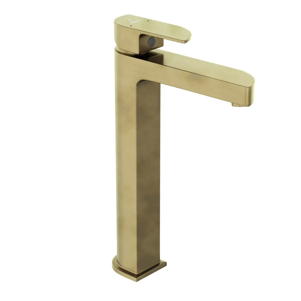 Jaquar Tall Boy Basin Mixer, 125mm Extension Body, 600mm Braided Hoses Alive series ALI-ABR-85005B Antique Bronze - image 1