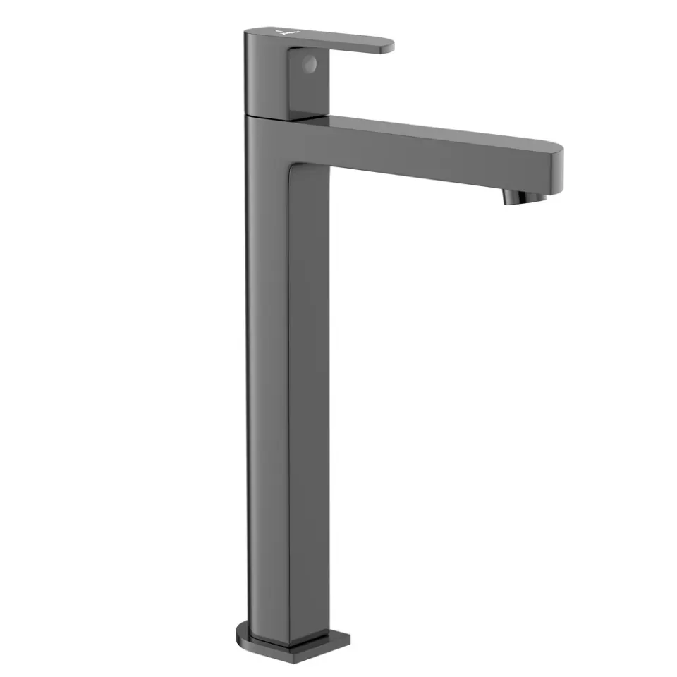 Jaquar Tall Boy Basin Tap with 135mm Extension Body Alive series ALI-BCH-85021 Black Chrome - image 1