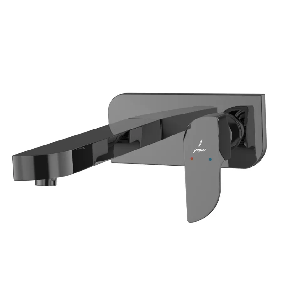 Jaquar Wall Mounted Concealed Basin Tap Exposed Parts Kit with Spout Alive series ALI-BCH-85441K Black Chrome - image 1