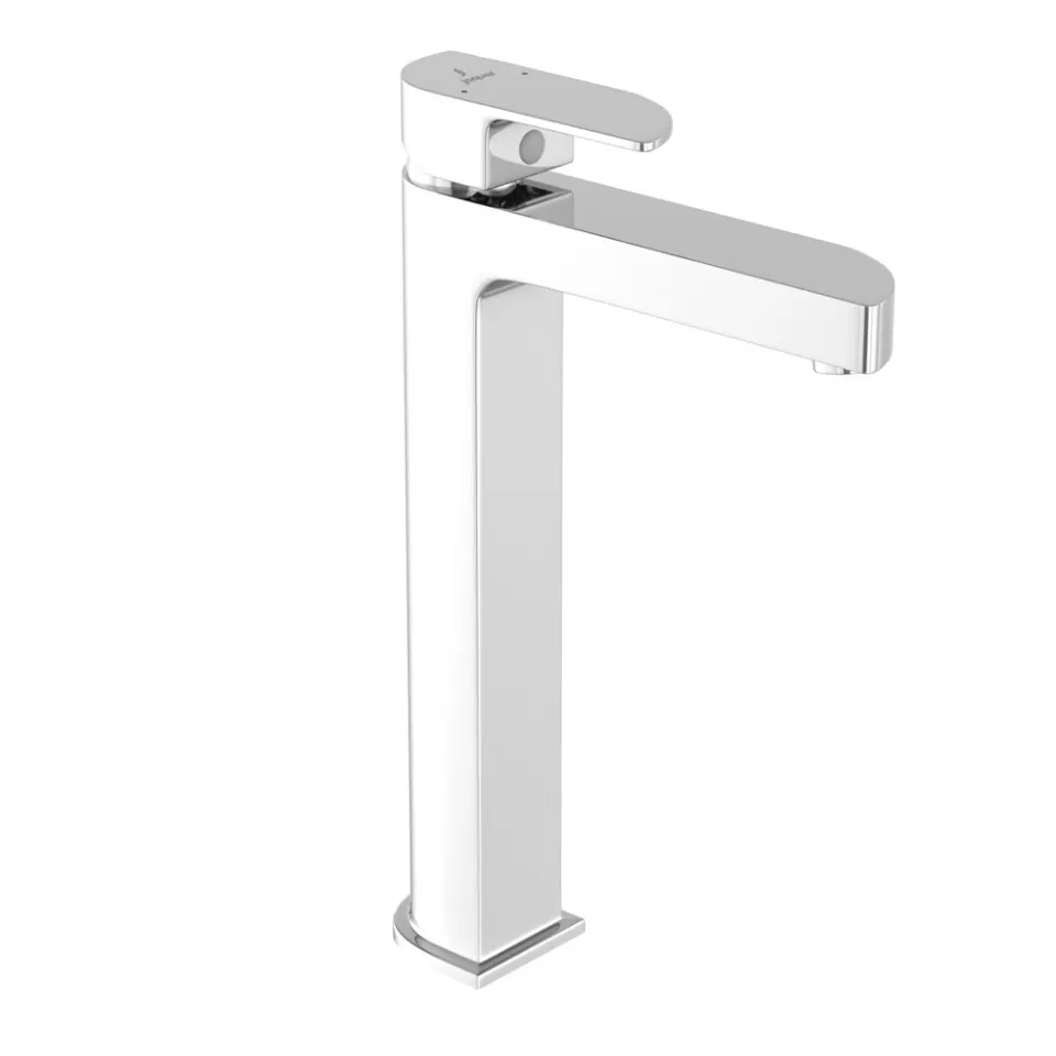 Jaquar Tall Boy Basin Mixer, 125mm Extension Body, 600mm Braided Hoses Alive series ALI-CHR-85005B Chrome - image 1