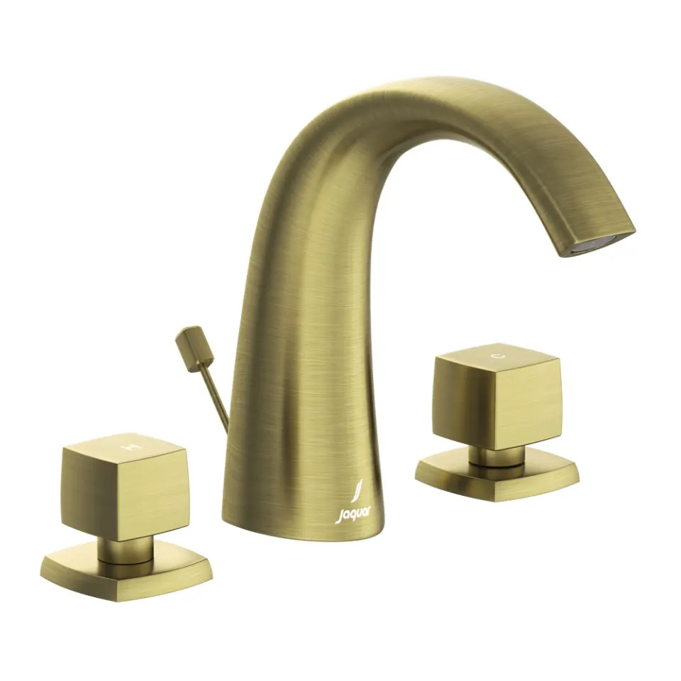 Jaquar 3-Hole Basin Mixer Arc series ARC-ABR-87191 Antique Bronze - image 1