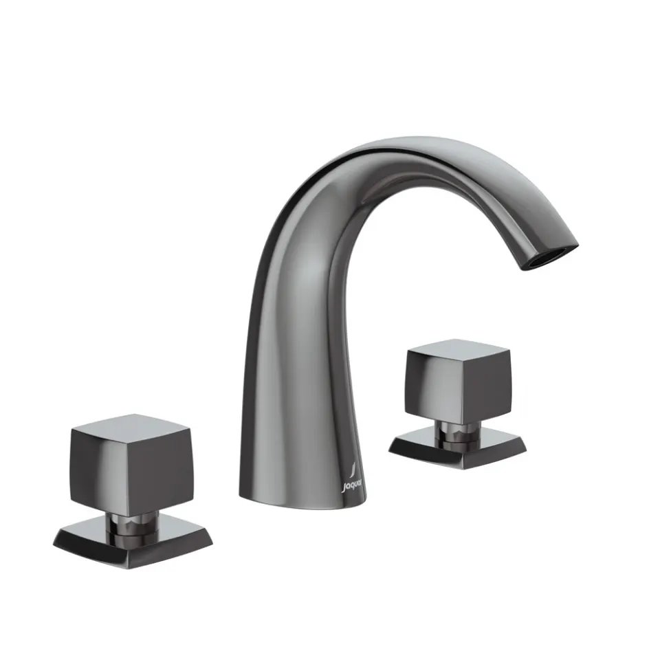 Jaquar 3-Hole Basin Mixer Arc series ARC-BCH-87189 Black Chrome - image 1
